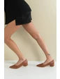 Needion - Kadın Topuklu Ayakkabı TABA ERC22186 Taba 37