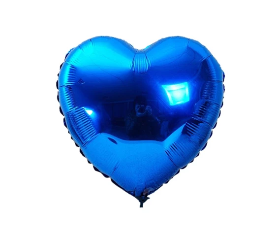 Needion - Kalp Balon Folyo Mavi 60 cm 24 inç