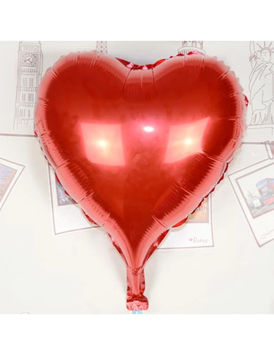 Needion - Kalp Uçan Balon Folyo Kırmızı 80 Cm 32 İnç