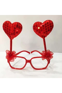 Needion - Kalpli Parti Gözlüğü Kırmızı renk