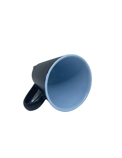 Needion - Keramika Konik Kupa İçi Mavi