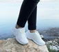 Needion - Kinetix Avery Pu, Beyaz Spor Ayakkabı, Kaymaz Bayan Erkek Spor Beyaz 36