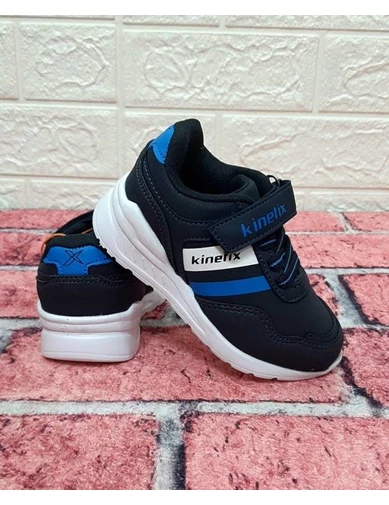 Needion - Kinetix Confess Laci-Mavi Çırtlı Hafif Rahat  Erkek Çocuk Bebek Spor Ayakkabı