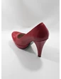Needion - Kırmızı Rugan 20mm, Patform Topuklu Bayan Ayakkabı Kırmızı 37