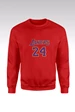 Needion - Kobe Bryant 87 Kırmızı Sweatshirt XL