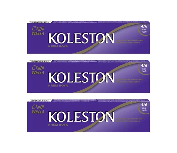 Needion - Koleston Tüp Boya 50 ml - 4.6 Kızıl Viyole 3 Adet