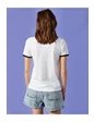 Needion - Koton Kadın Baskili T-Shirt BEYAZ XS