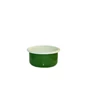 Needion - Koyu Yeşil Emaye Sufle ve Dondurma Kabı Sunum Kaseleri 6 Adet  Renkli