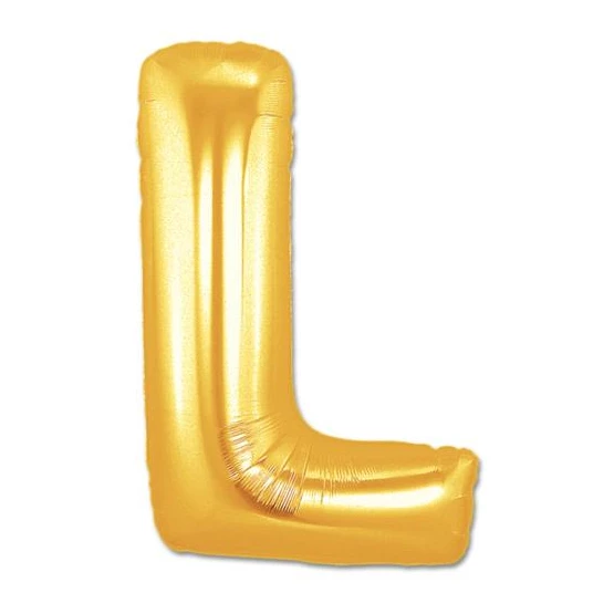 Needion - L Harf Folyo Balon Altın Renk  40 inç