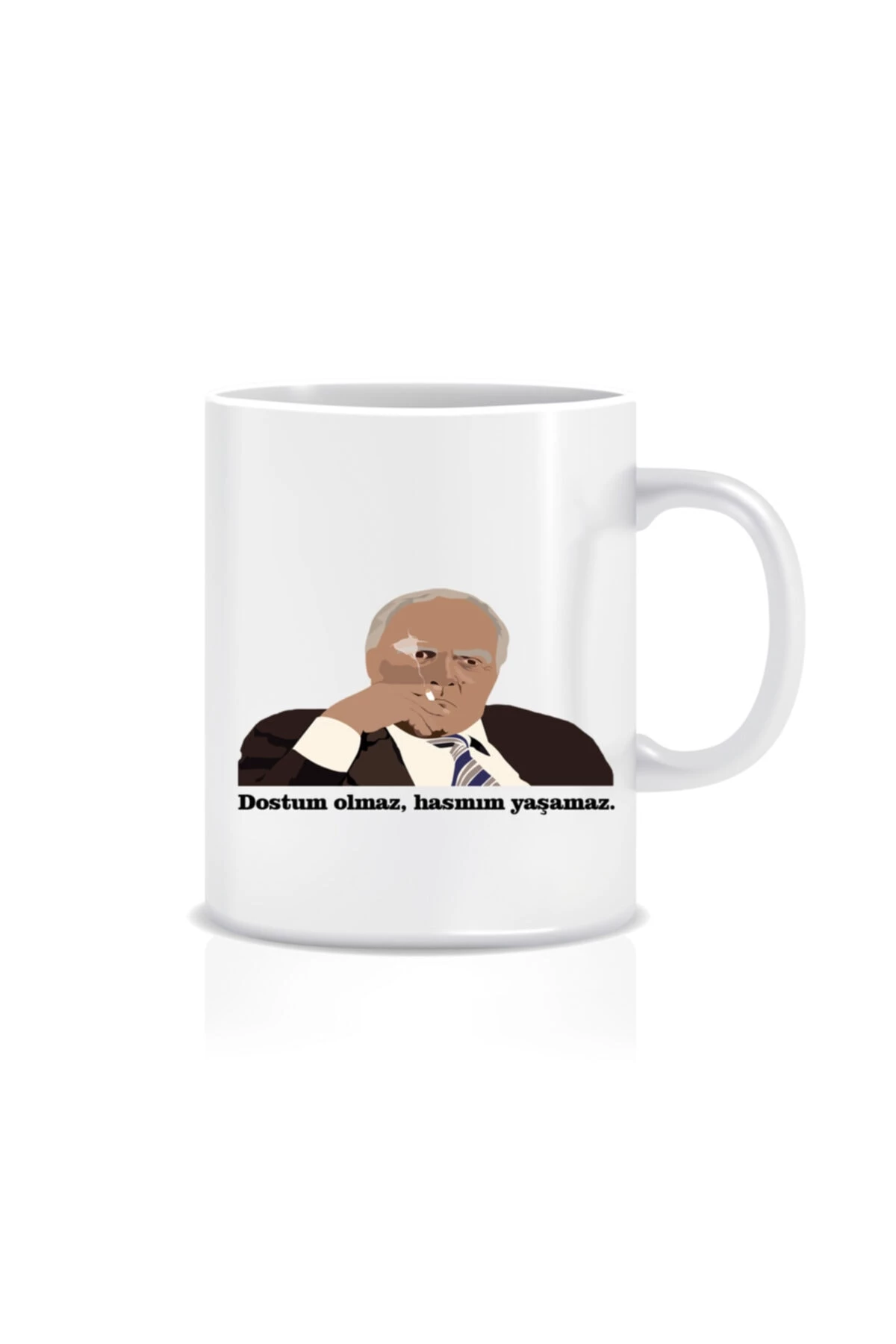 Laz Ziya Dostum Olmaz Hasmım Yaşamaz Baskılı Beyaz Kupa Bardak Fiyat ve  Özellikleri - Needion
