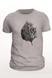 Needion - Leaf Gri Outdoor Erkek Tshirt - Tişört XXXL