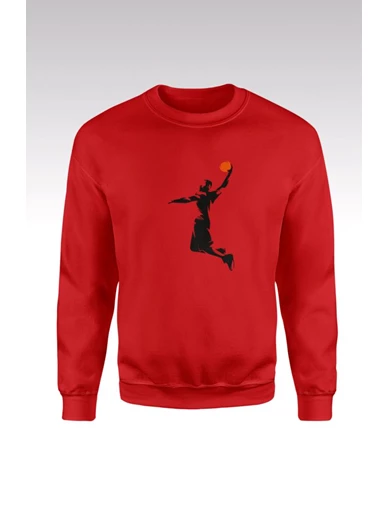 Needion - LeBron James 120 Kırmızı  Sweatshirt