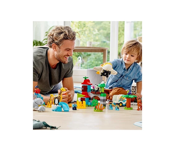 lego duplo sehri dunya hayvanlari 10907 yapi seti 121 parca fiyat ve ozellikleri needion