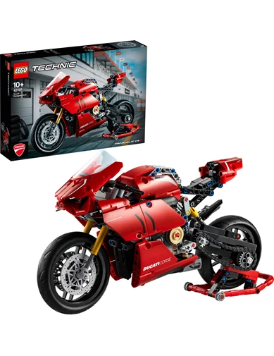 Needion - LEGO® Technic™ 42107 Ducati Panigale V4 R Motorsiklet Oyuncak Yapım Seti (646 parça) - Çocuk ve Yetişkin için Koleksiyonluk Oyuncak