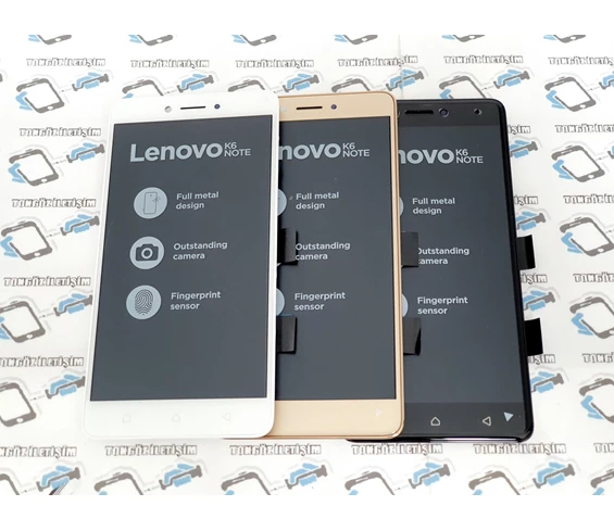 Needion - Lenovo k6 Note Lcd Ekran Dokunmatik Çıtalı ( Servis Orjinali )