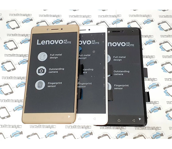 Needion - Lenovo k6 Note Lcd Ekran Dokunmatik Çıtalı ( Servis Orjinali )