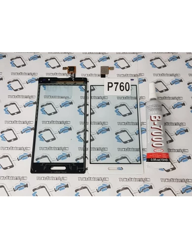 Needion - LG P760 Optimus L9 Dokunmatik Ön Cam Beyaz