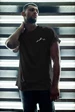 Needion - Little Mountain Siyah Erkek Oversize Tshirt - Tişört M