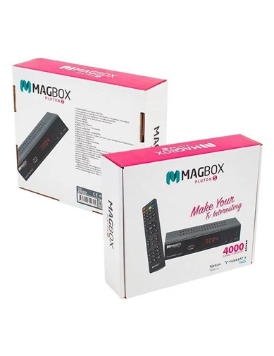 Needion - MAGBOX PLUTON S YENİ MODEL KASALI FULL HD UYDU ALICISI TKGSLİ (SCART+HD) HDMI KABLO DAHİL