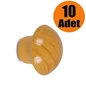Needion - Mantar Düğme Kulp Çekmece Dolap Kapak Kulpu  A. Kayın (10 ADET)