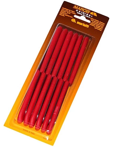 Needion - Marob Orijinal Servis Bıçağı Kırmızı Renk 12 Adet Bıçak Seti 417