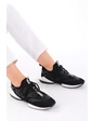 Needion - Merve BAŞ® Kadın Bej Sneaker Streç  Spor Ayakkabı 40 Siyah