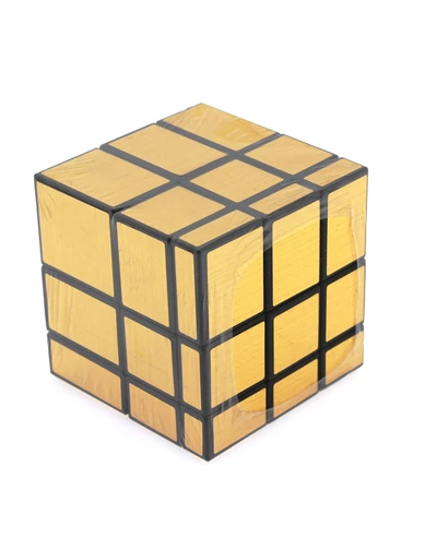 Needion - Metalik Sarı Geometrik Zeka Küpü