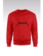 Needion - Metallica 127 Kırmızı Sweatshirt XS