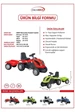Needion - Micromax Römorklu Traktör Pedallı Kırmızı