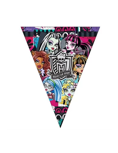 Needion - Monster High Klasik Temalı Üçgen Bayrak Set