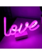 Needion - Neon Işıklı Love Yazılı Masa Gece Lambası