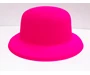 Needion - Neon Renk Plastik Melon Şapka Pembe Renk