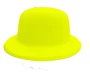 Needion - Neon Renk Plastik Melon Şapka Sarı Renk
