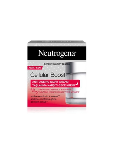 Needion - Neutrogena Cellular Boost Yaşlanma Karşıtı Gece Kremi 50ml