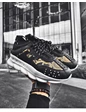 Needion - New Style Fashion Sneakers Spor Ayakkabı Siyah Gold 42 Siyah