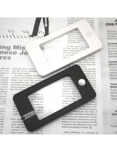 Needion - Nikula-iphone  şekli Led Işıkları Ile Led Aydınlatmalı,3x-5x,okuma Büyüteç