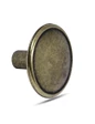 Needion - Nobel Art Düğme Kulp Daire Çekmece Dolap Kapak Kulpu Kulbu Metal Antik Bakır