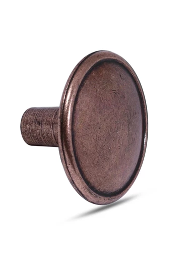 Needion - Nobel Düğme Kulp Daire Çekmece Dolap Kapak Kulpu Kulbu Metal Antik (4 ADET)