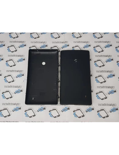 Needion - Nokia Lumia 520 Arka Pil Kapağı Siyah (TUŞ)