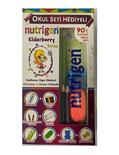 Needion - Nutrigen Elderberry Kara Mürver Okul Seti Hediyeli