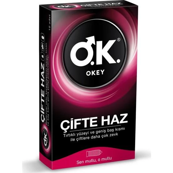 Needion - Okey Prezervatif 10Lu Çifte Haz