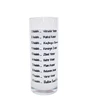 Needion - Ölçülü Cam Rakı Bardağı 2 Adet Bardak Set Hediyelik Renkli