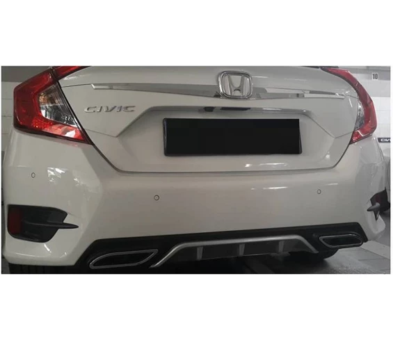 Needion - Oled Garaj Honda Civic Fc5 Difüzör Gri Klasik Silver 2016-2021