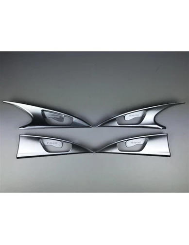 Needion - Oled Garaj Honda Civic Fc5 Kapı Açma Kolu Kaplama Büyük Model Silver