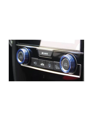 Needion - Oled Garaj Honda Civic Fc5 Klima Düğme Kontrol Kaplama Gümüş Gri 2016-2019 Fc5