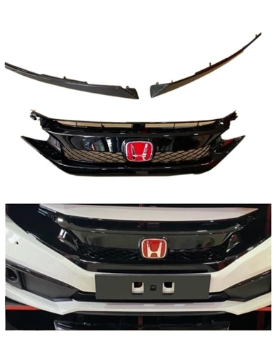 Needion - Oled Garaj Honda Civic Fc5 Makyajlı Kasa Yeni Panjur Piano Black