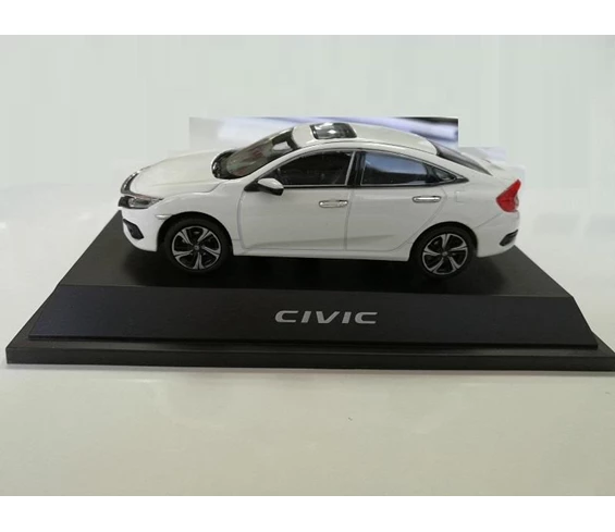 Needion - Oled Garaj Honda Civic Fc5 Model Araba Beyaz Diecast