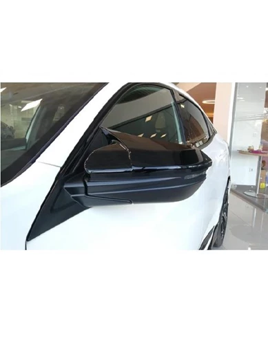 Needion - Oled Garaj Honda Civic Fc5 Piano Black Yarasa Batman Ayna Kapağı