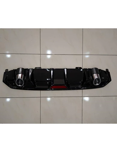 Needion - Oled Garaj Honda Civic Fc5 Tek Çıkış Egzozlu Difüzör Piano Black Işıklı