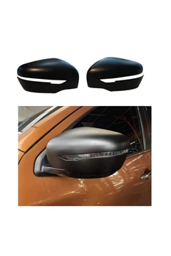 Needion - Oled Garaj Nissan Navara Mat Siyah Ayna Kapağı (2016-2019)